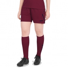 JAKO Sporthose Short Challenge (Polyester-Interlock, ohne Innenslip) kurz weinrot Damen